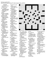 The New York Times Crossword in Gothic: June 2013