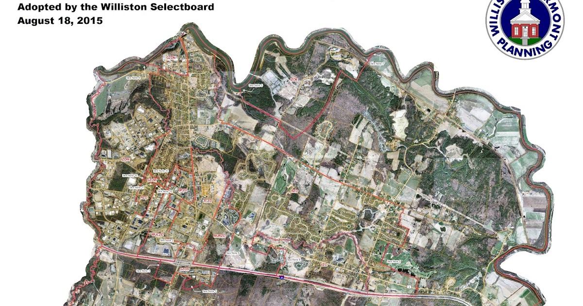 Williston, VT Planning and Zoning New Bylaw and Zoning Map Available