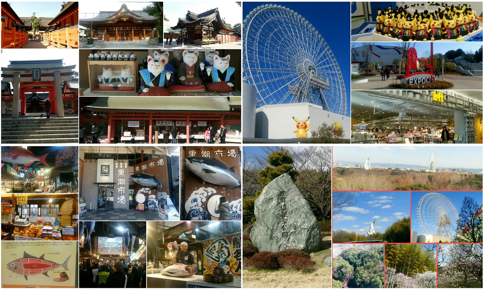 關西(大阪、和歌山、堺、岸和田)之旅2017