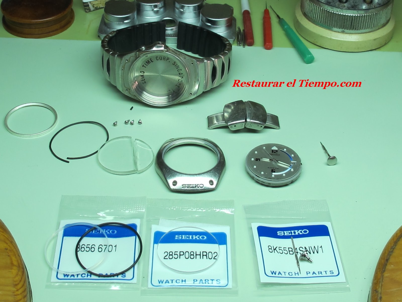 Restaurar el Tiempo Reloj Seiko