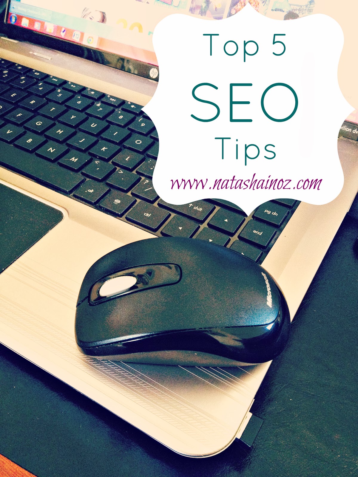 Say G'Day Saturday Linky Party ~ My top 5 SEO Tips - SEO image
