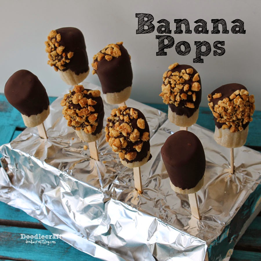 Frozen Banana Pops!