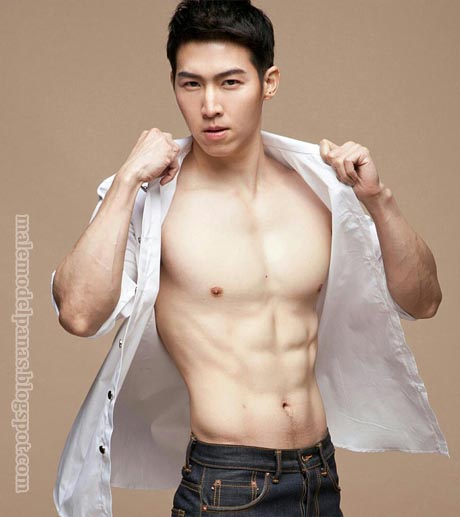 Asian men muscle