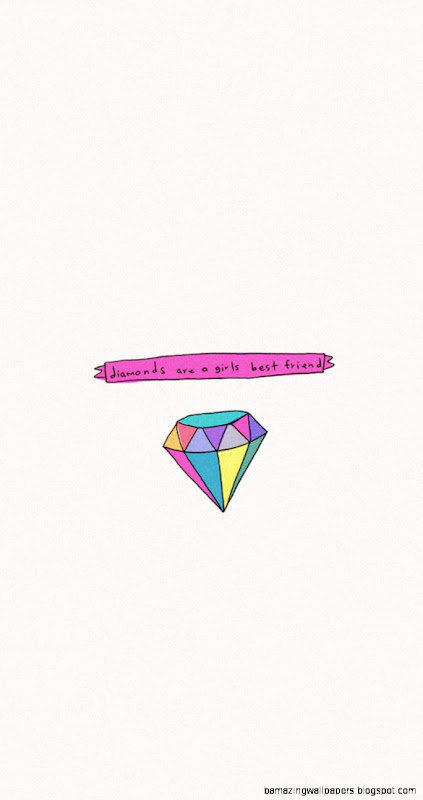 Diamonds Are A Girls Best Friend iPhone 5s Wallpaper Download Diamonds Are A Girls Best Friend iPhone 5s Wallpaper Download