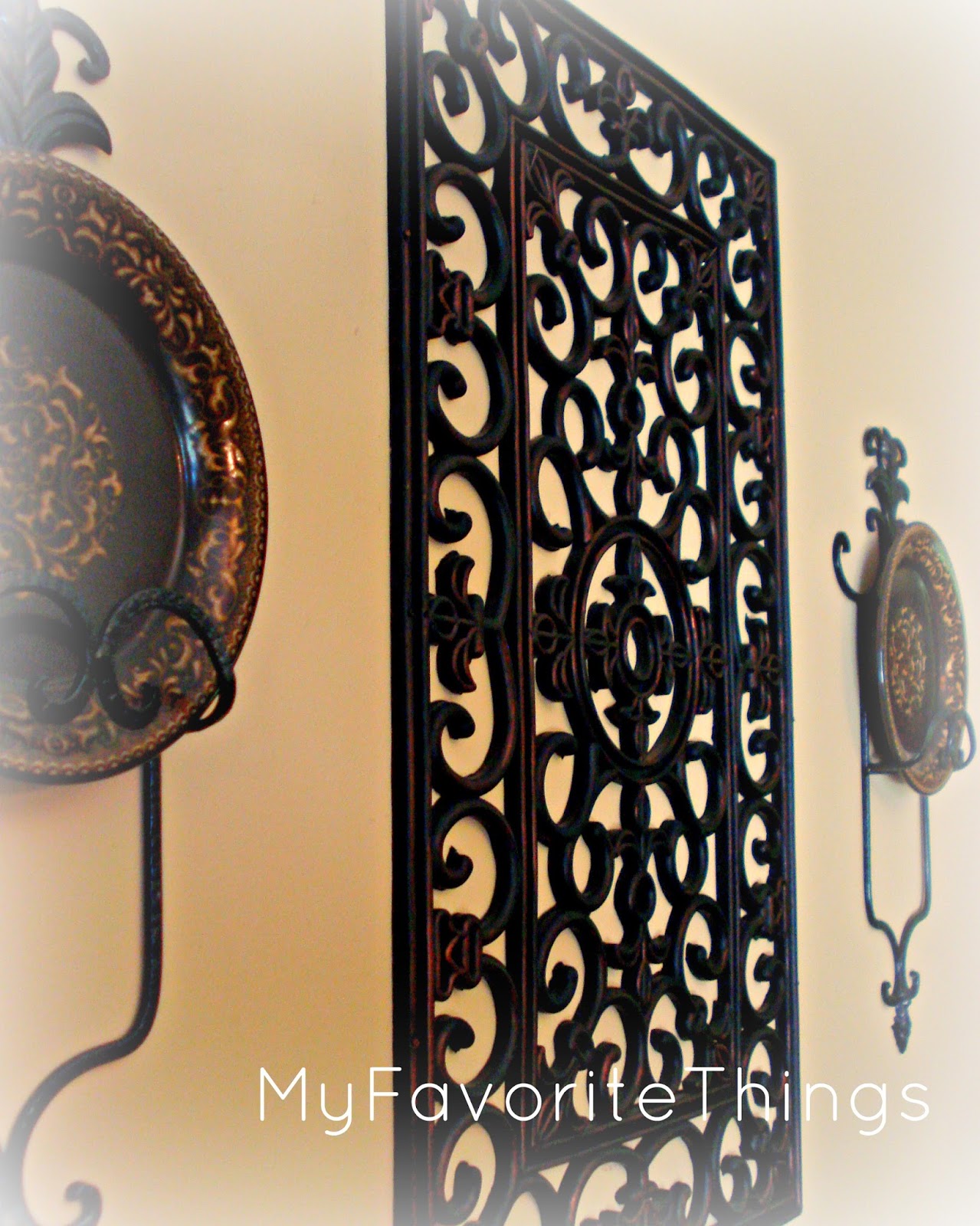 My Favorite Things "Wrought Iron" Wall Art