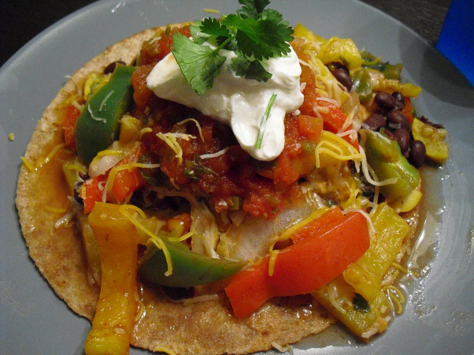 Lindsey's Kitchen Black Bean Fajitas