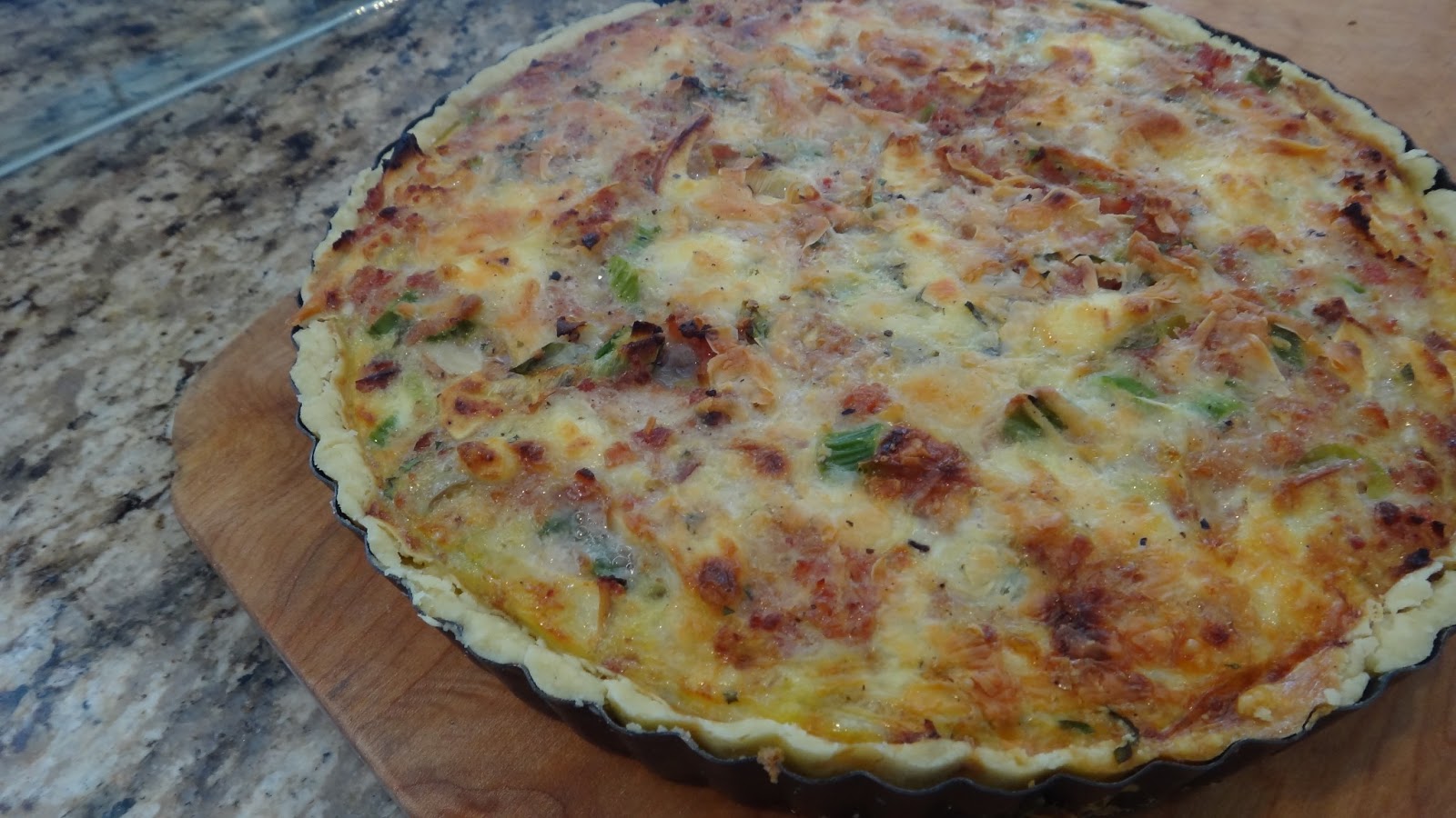 Ham and Apple Quiche with Olive Oil Crust « I WANT TO COOK THAT