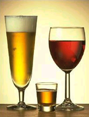 imagen de vasos del alcohol