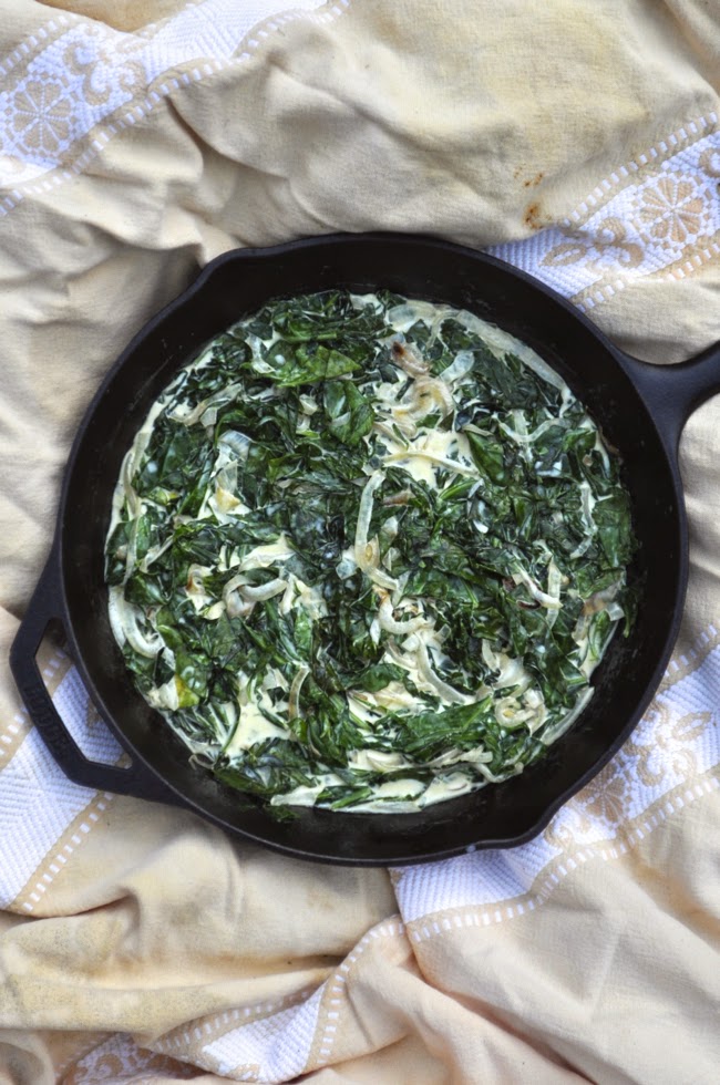 Two Blue Lemons Creamed Collard Greens