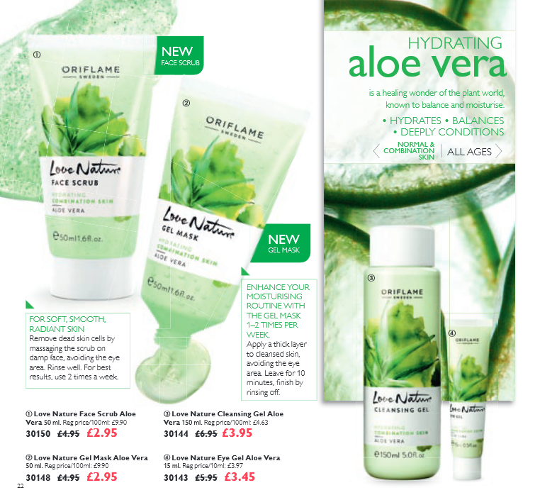 Oriflame UK Independent Consulants Hydrating Aloe Vera