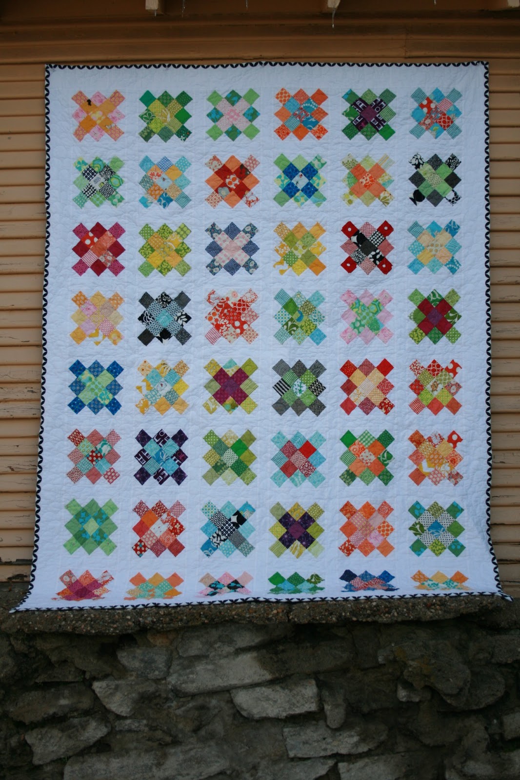 leedle deedle quilts: Granny Square Quilt Finished!