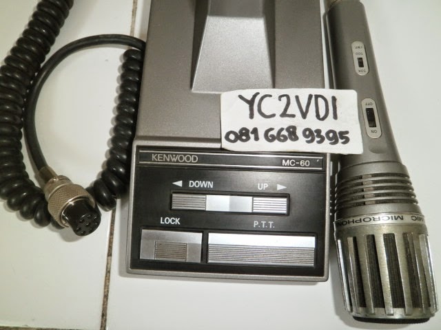 Sinar Agung ( Y C 2 V D I ): DESK MICROPHONE KENWOOD MC 60 A - BAGUS