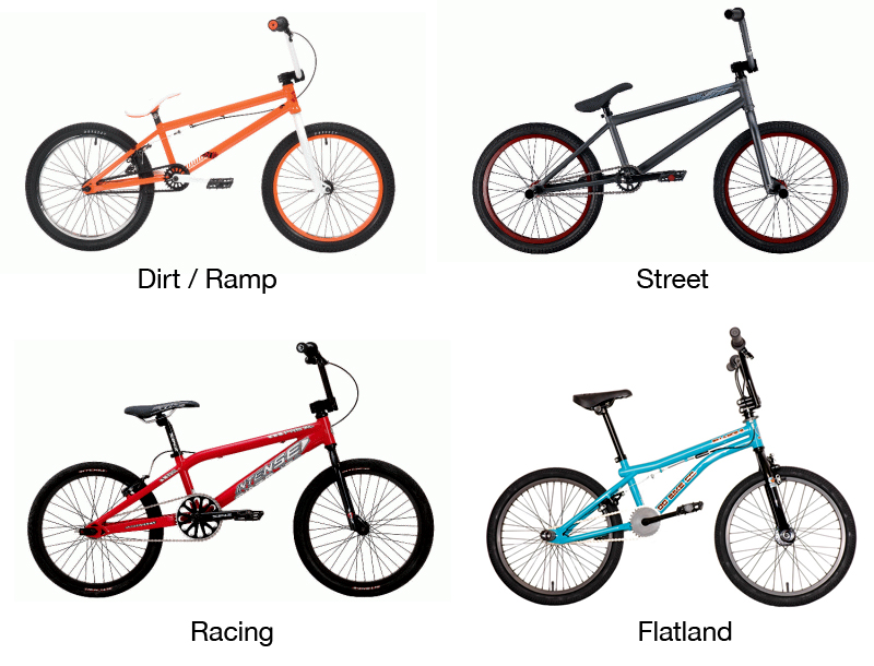 bmx bike styles