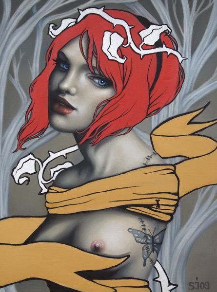 sarah joncas pinturas mulheres sensuais