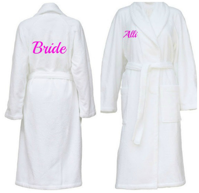 Personalised Bridal Dressing Gowns WowWee.co.uk
