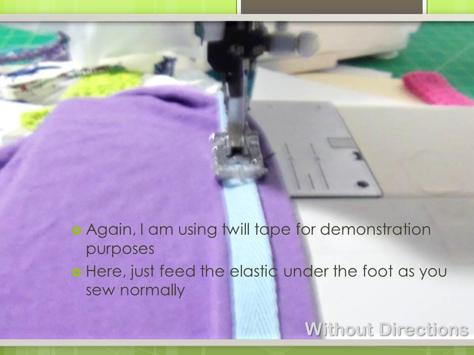 Elastic as Stay Tape Tutorial Without Directions