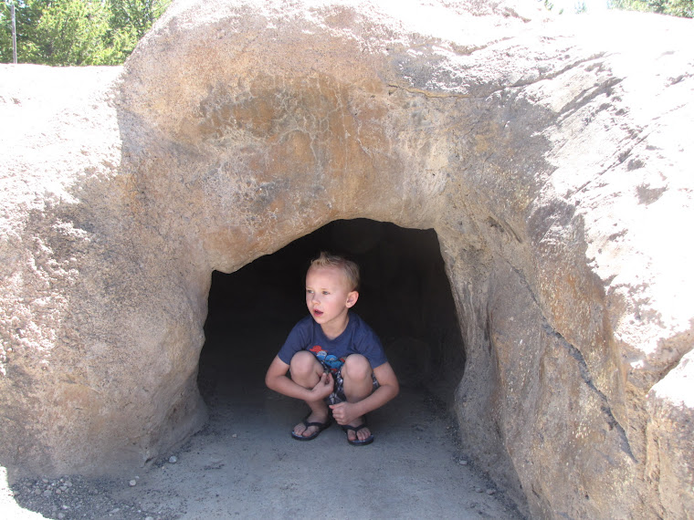 Kole in the Wolfs den at the park