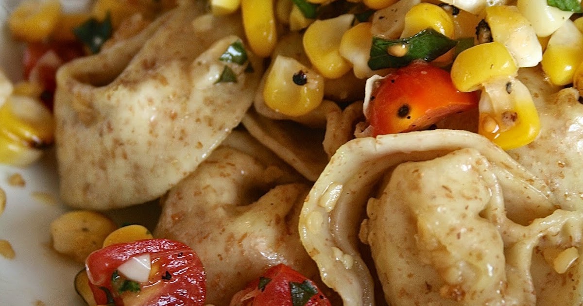 Oregon Transplant Whole Wheat Tortellini with Corn and Tomato Relish