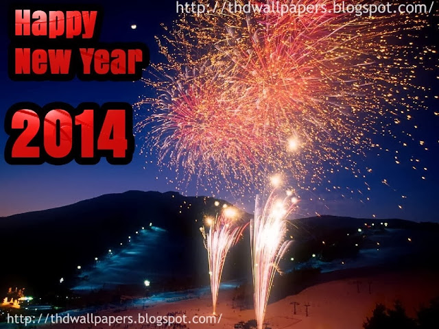 Latest Happy New Year 2014 Eve Celebrations Pictures Beautiful 2014 Fireworks HD Wallpapers