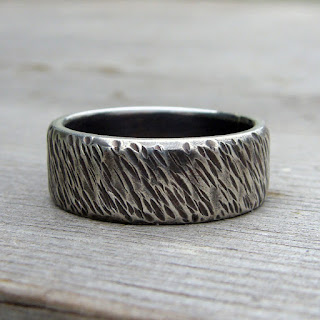 oxidized silver ring