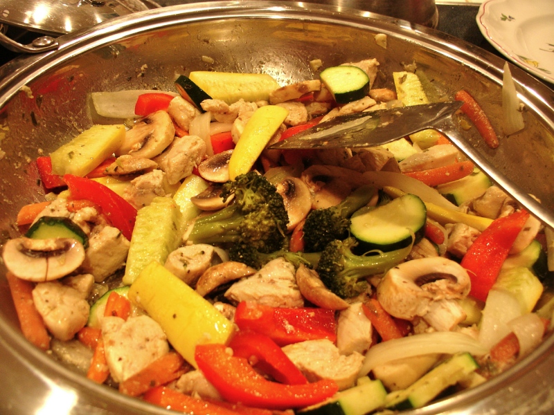 Mystery Lovers' Kitchen Amy's Black Truffle Oil Stir Fry