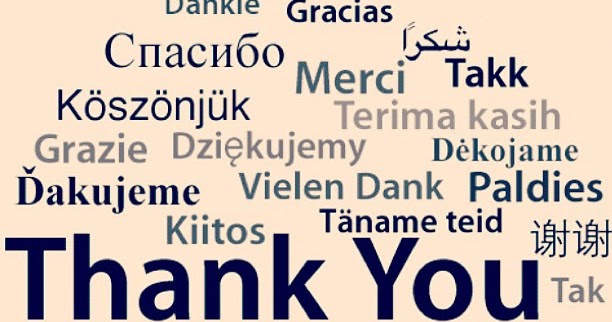 meilitaan-everywhere: Kata TERIMA KASIH dalam berbagai bahasa