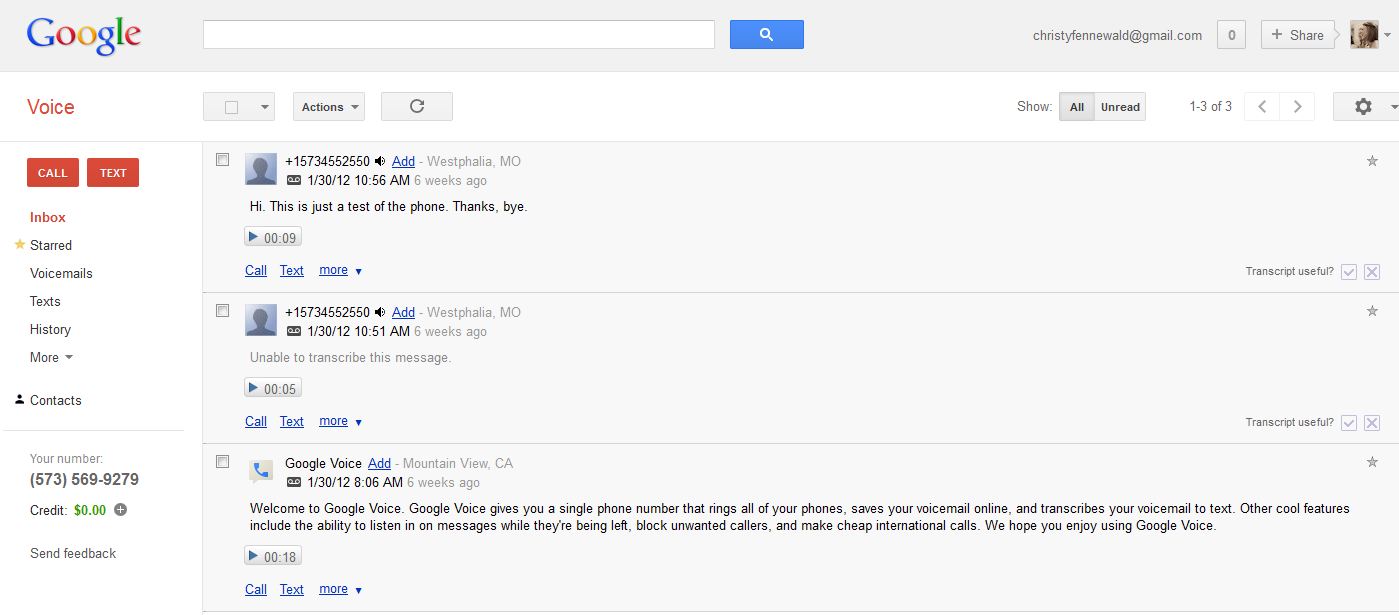 Google Home Screen