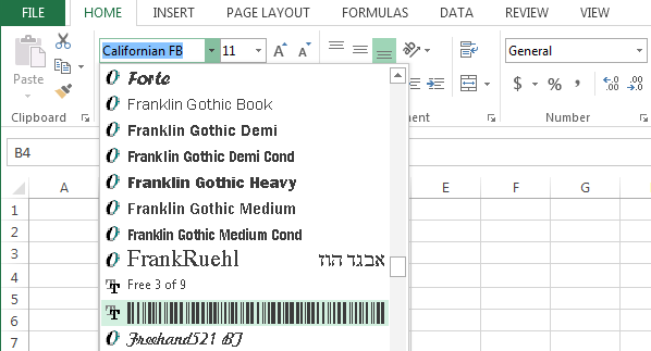 Membuat Barcode Dengan Excel | cara membuat barcode dengan microsoft office excel Membuat Barcode Dengan Excel | cara membuat barcode dengan microsoft office excel