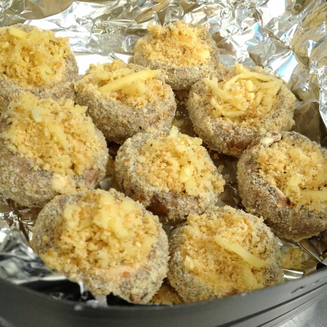 Loft48 Crusted Parmesan Mushrooms (Air Fryer Recipe)