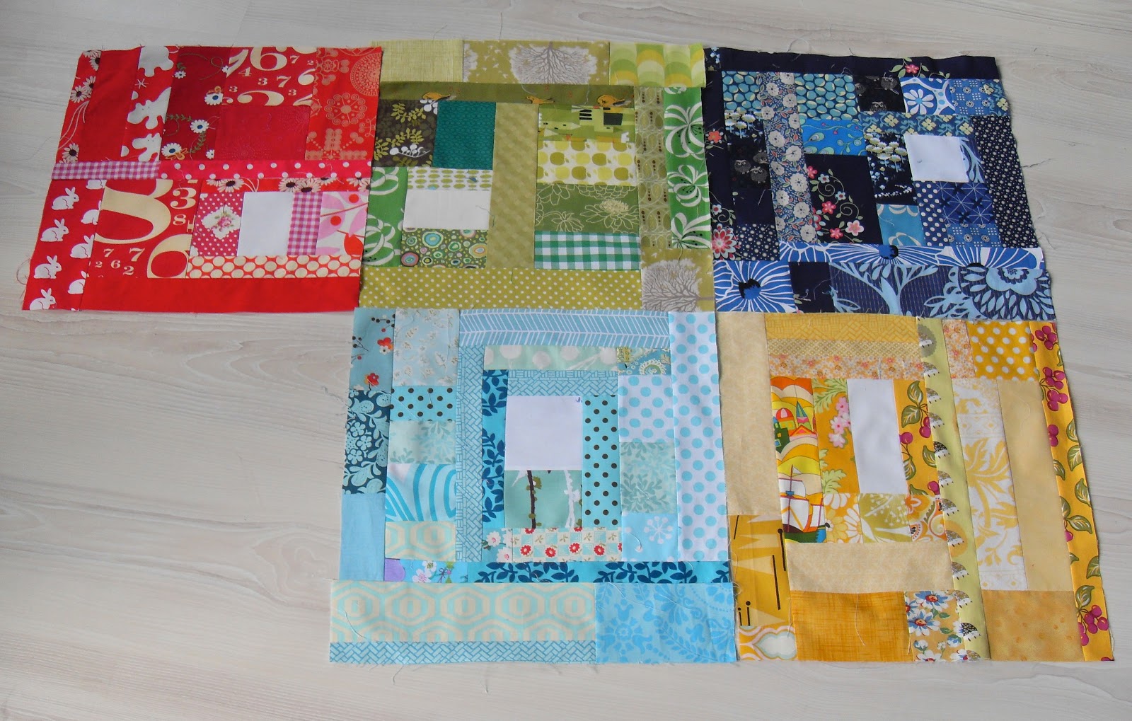 Follow the White Bunny Sunday Morning Quilts