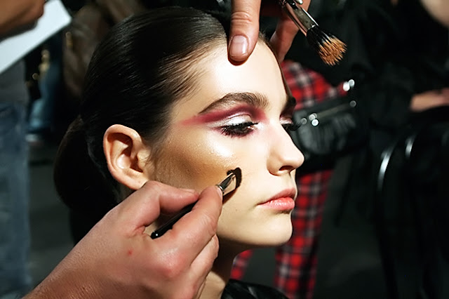 Frankie Morello Backstage - Makeup