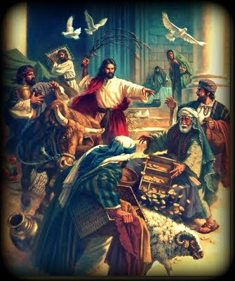 Jesus cleansing the temple