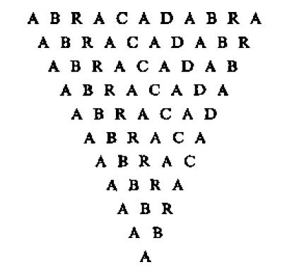 Abracadabra Pyramid