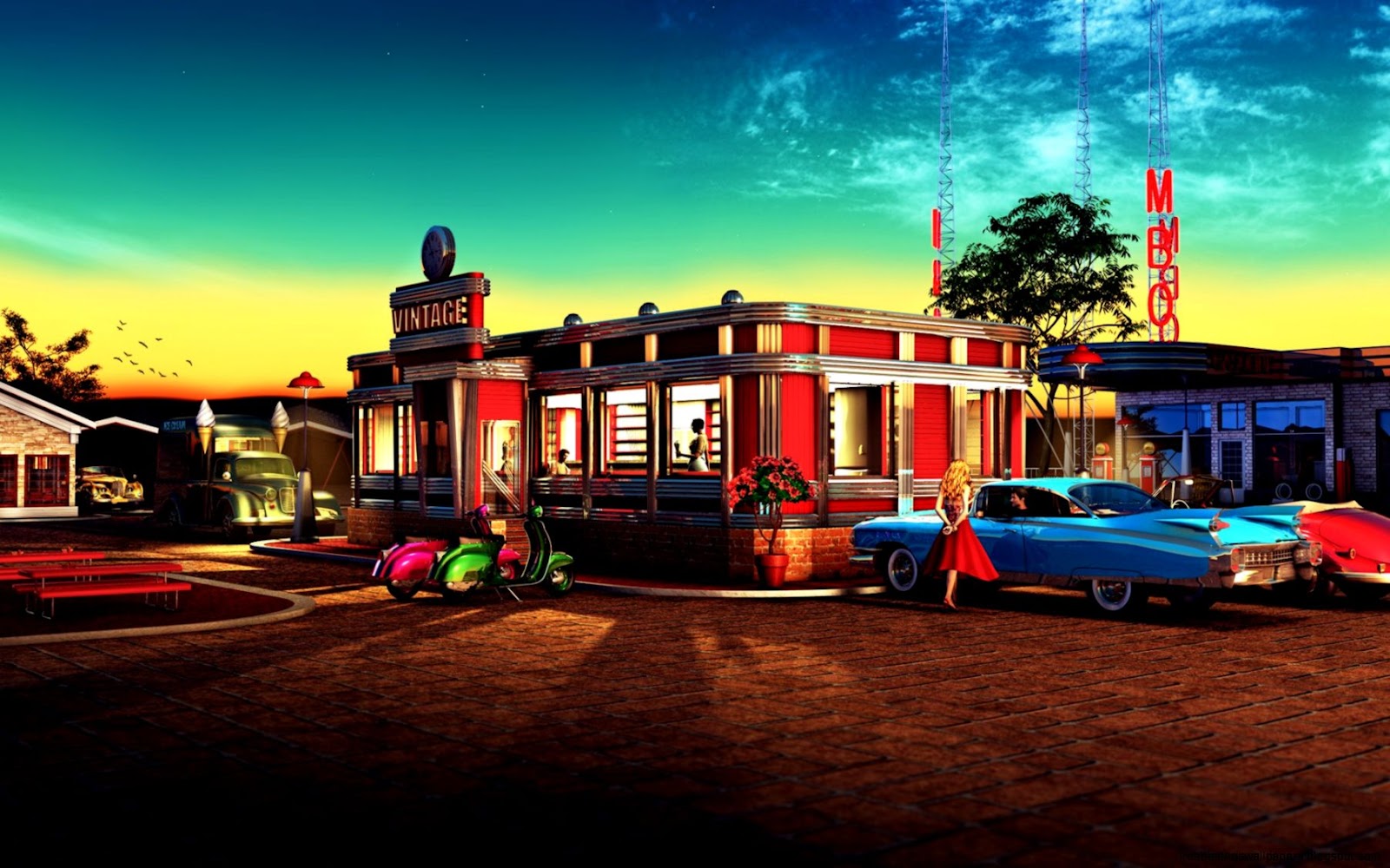 50 S Retro Vintage Backgrounds 50 S Retro Vintage Backgrounds