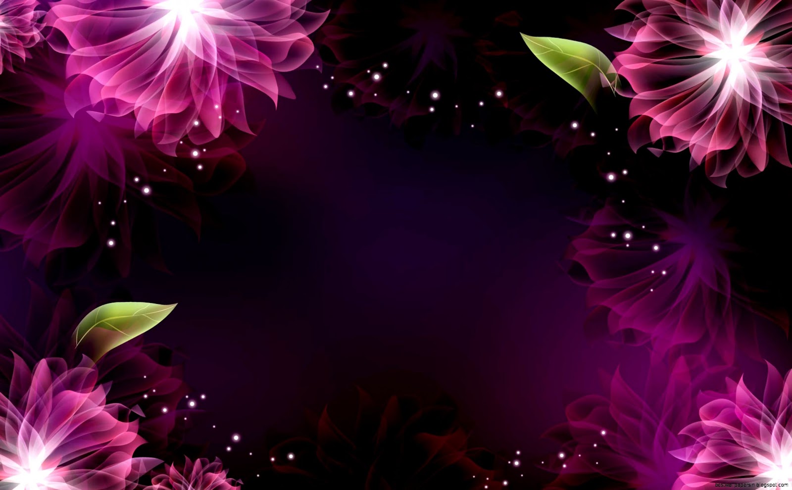 Abstract Art Purple Flower Abstract Art Purple Flower