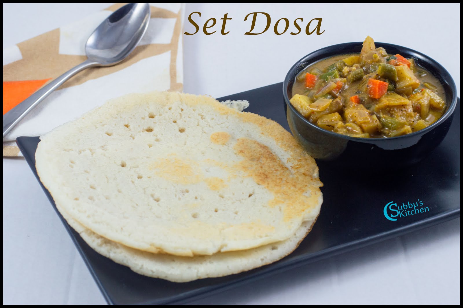 Set Dosa Recipe Subbus Kitchen