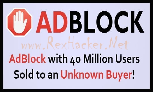 AdBlock Extension has been sold out