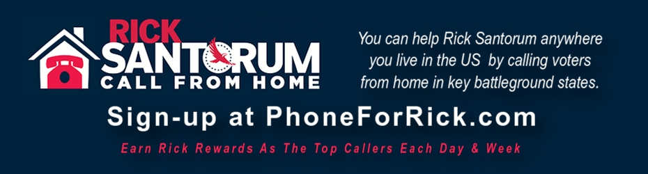 Phone For Rick Santorum - Leader Board!