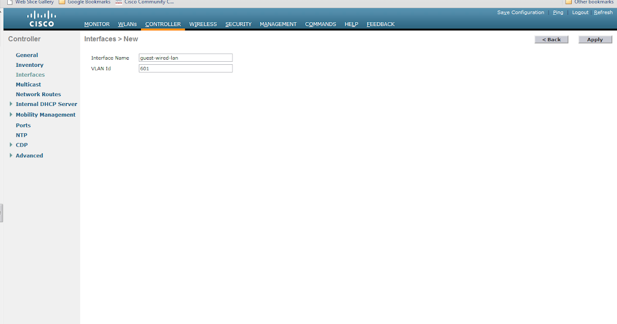 show brain Using Cisco Wireless Lan Controllers for a Wired Guest Network