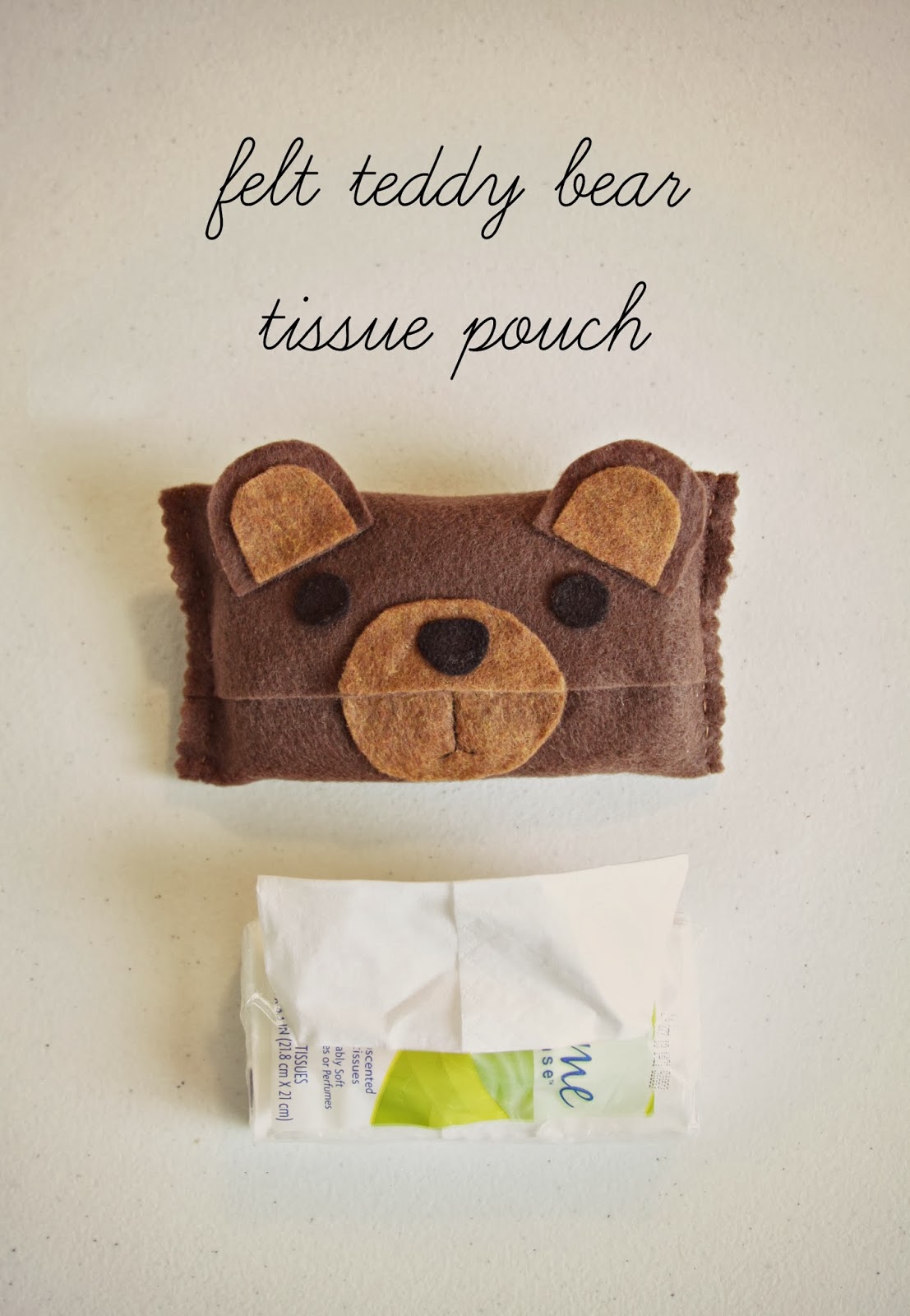 WhiMSy love DIY felt tissue pouch