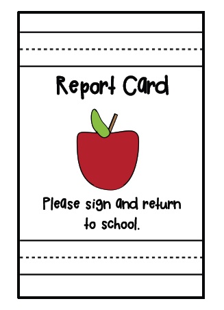 kindertrips august 2012 report card envelopes