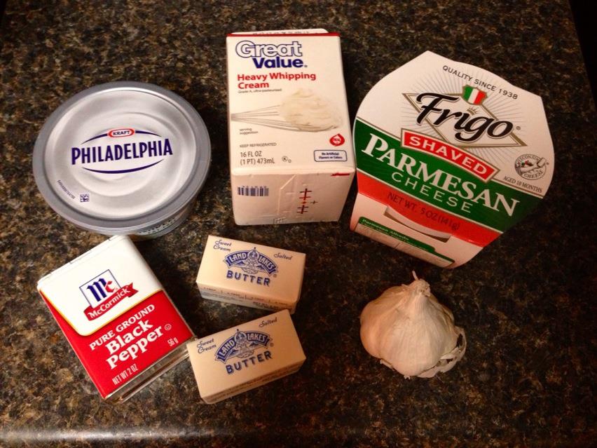 alfredo sauce with heavy cream