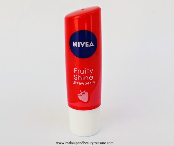 best makeup beauty mommy blog of india Nivea Fruity Shine Strawberry