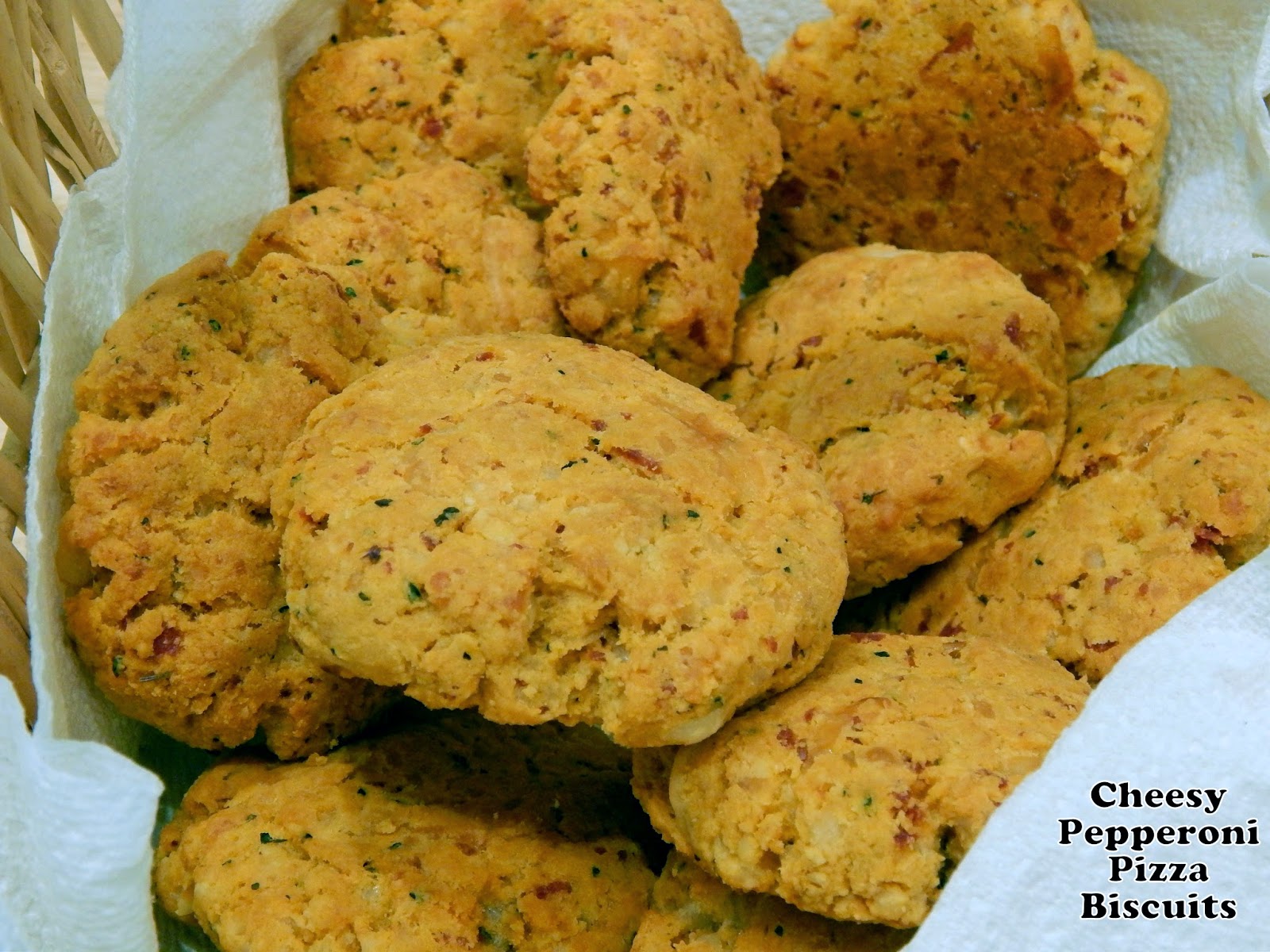 Cheesy Pepperoni Pizza Biscuits Cut The Wheat