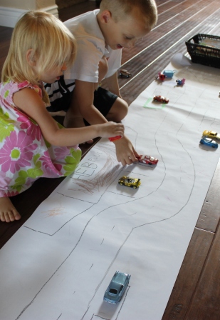 roll activities paper activity mom