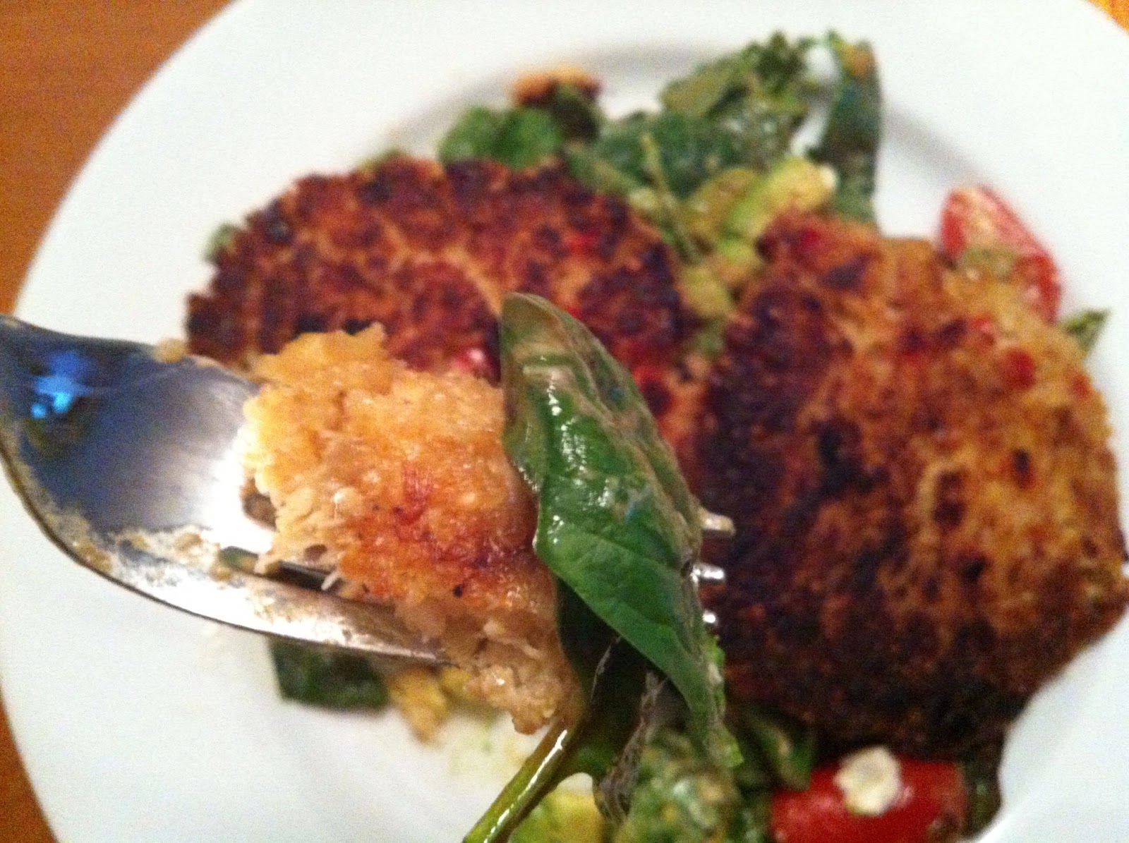 as good as bread Quinoa Crab Cakes