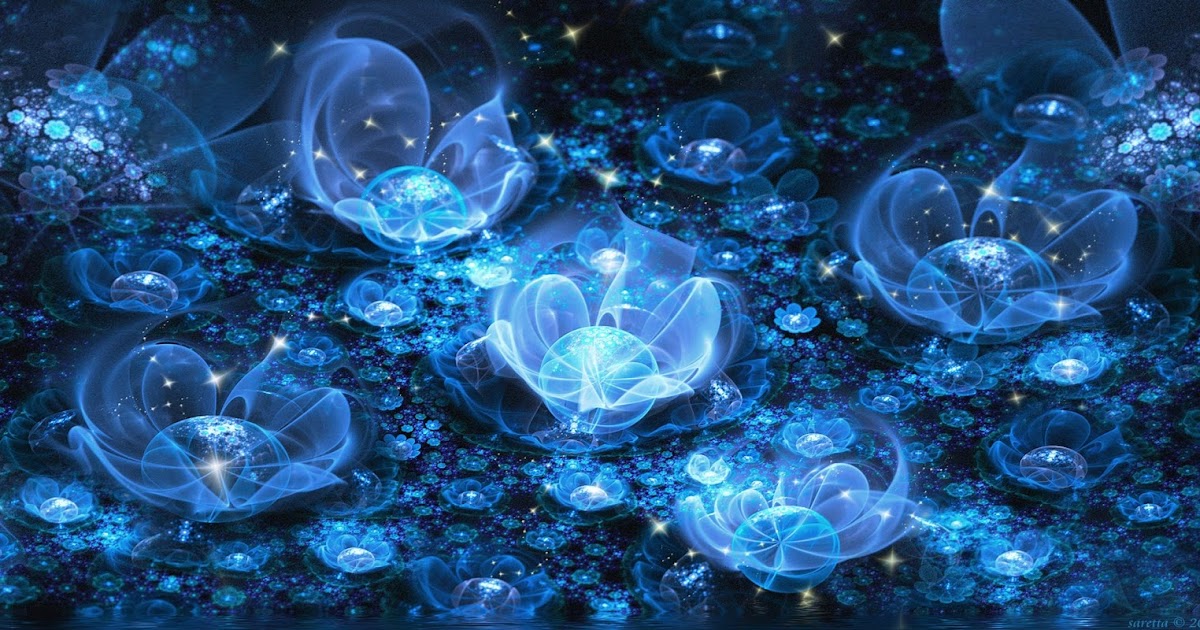 Blue Glowing Wallpaper. - ABC BACKGROUND