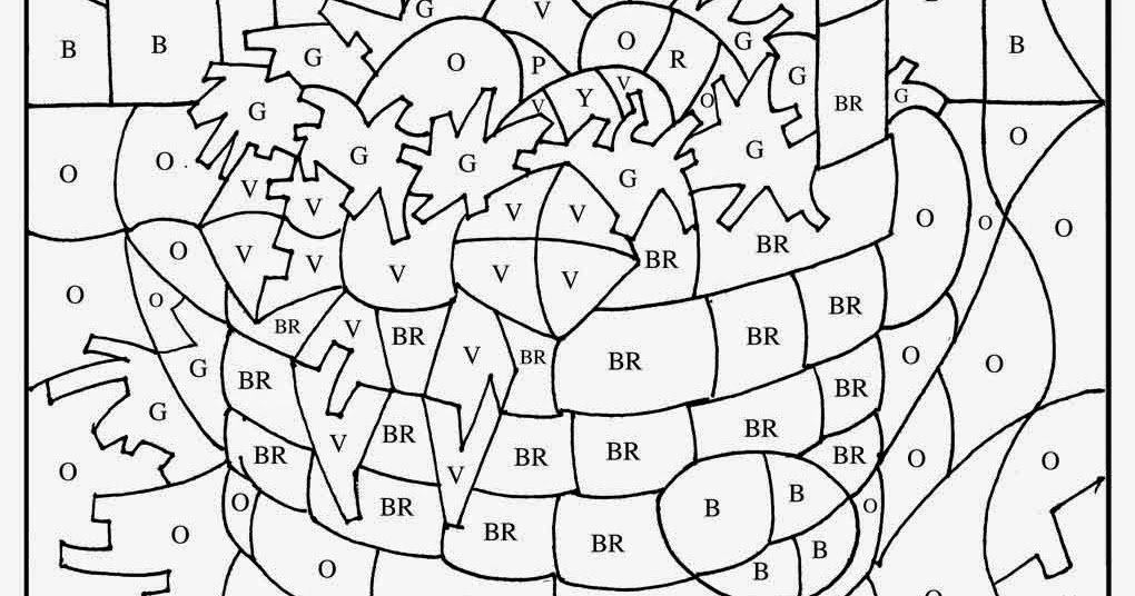 EASTER COLOURING: EASTER COLOR BY NUMBERS