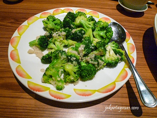 Brokoli pakai bawang putih