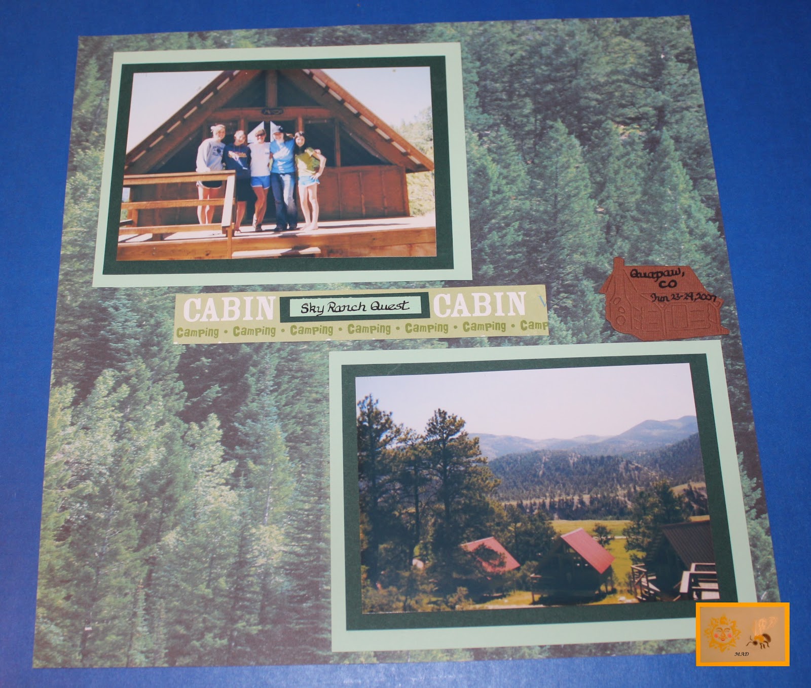 Created By Sunshine Honeybee Camping Sky Ranch Quest Scrapbook